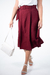 Saia Midi com Pregas Cherry - comprar online