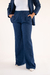 Calça Wide Leg Azul Marinho