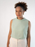 Blusa Alice Gola Alta Verde Lima