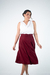 Imagem do Saia Midi com Pregas Cherry