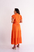 Vestido Midi Laranja na internet