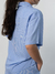Conjunto Listrado Azul e Branco - Charlotte
