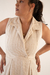 Vestido Longo Off com Brilho