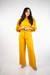 Conjunto Calça e Blusa 3/4 Mostarda - loja online