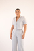 Calca Wide Leg Cinza - comprar online