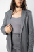 Blazer Reto Alfaiataria Cinza - loja online