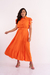 Vestido Midi Laranja