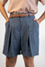 Bermuda Linho Azul - comprar online