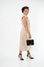 Vestido Midi Bege na internet
