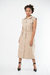 Vestido Midi Bege