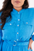 Vestido Longuete Azul - comprar online