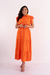 Vestido Midi Laranja - Charlotte
