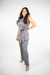 Conjunto Calça e Colete Maxi Chumbo