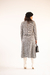 Conjunto Tweed Preto e Off com Saia e Casaquinho - Charlotte