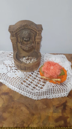 Sachê laranja - Atelie Feito com Ternura