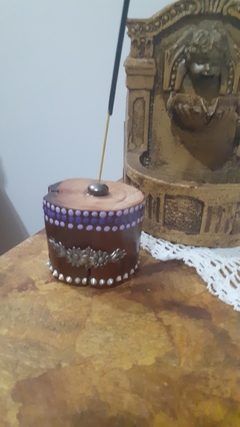 Porta incenso/Incensário - Atelie Feito com Ternura