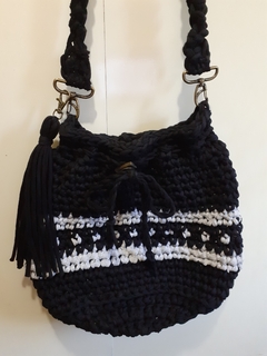 Bolsa preto e cinza
