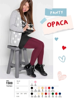 Panty opaca — Linea "Back to school"