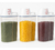 Kit 3 Potes Herméticos 2l Copo Medidor Cozinha Lavanderia