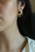 Brinco folheado a ouro 18k Raios de Sol
