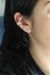 Piercing fake navetes e zircônias folheados a ouro 18k