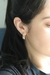 Brinco argolinha gota lisa dourada - grande - comprar online