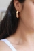 Argola Torcida Folheada a Ouro 18k - comprar online
