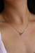 Colar Coração Delicadeza Colorido Folheado a Ouro 18k - comprar online