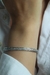 Bracelete fino cravejado zircônias - folheado a prata - comprar online
