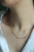 Corrente fina com esferas - folheada a ouro 18k