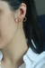 Brinco laço folheado a ouro 18k
