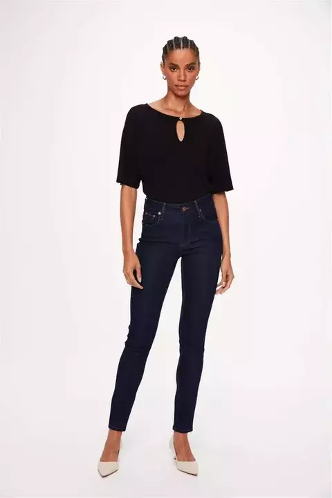 Calça Jeans Skinny G4 Elastano Escura