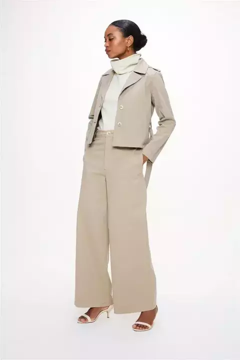 Calça Pantalona Feminina de Sarja G5 C1