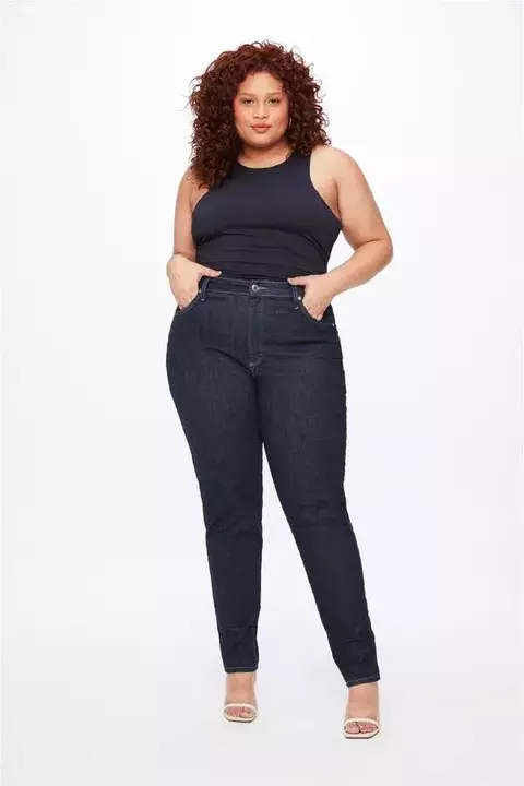 Calça Jeans Skinny Alta C1 Plus Size