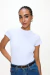 Blusa Básica Lisa Manga Curta - comprar online