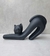 Escultura Gata Mimosa em cerâmica