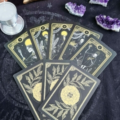 TARÔ NEGRO 22 CARTAS - ENCANTO DOS MANACÁS ARTIGOS ESOTÉRICOS
