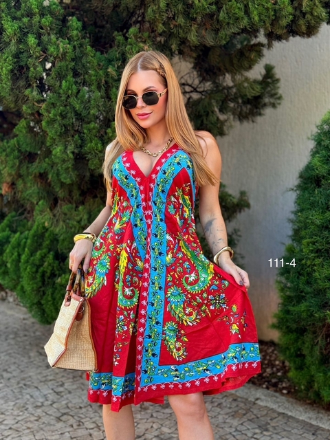 VESTIDO DE VISCOSE