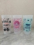 Vaso reutilizable plástico transparente con diseño