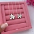Conjunto de Colar de Quebra Cabeça Amizade e Amor