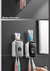 Dispensador Automático De Creme Dental, Espremedor Com Suporte De Escova