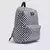 MOCHILA OLD SKOOL H2O CHECK BLACK-WHITE - Hardcore