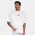Camiseta Manga Curta Baw Clothing New Over Bordado College Masculina - Off White