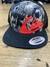 Bone QUICKSILVER aba reta vermelho