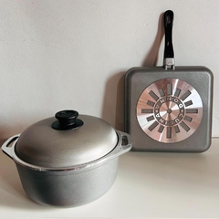 Set x 2 Cacerola y Bifera 25cm Silver en internet