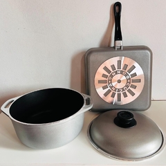 Set x 2 Cacerola y Bifera 25cm Silver en internet