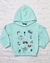 Blusa de moletom hellokitty touca