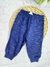 Calça moletom azul marinho raios