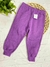 Calça de moletom lisa roxo