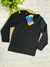 Blusa preta UV 50+ Meninos